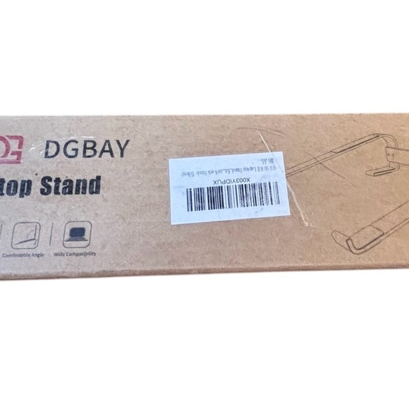 Laptop Stand Riser Silver Metal Ergonomic 11-17”  Vented Universal Compatible - Picture 3 of 3